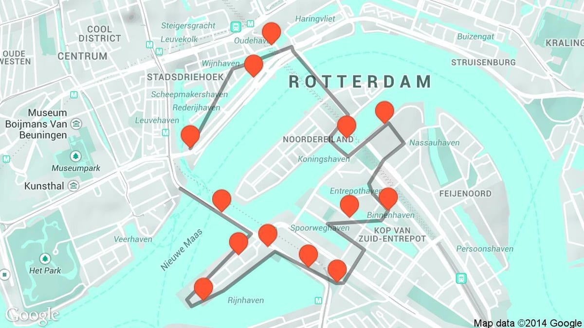 Kat jeyografik nan Rotterdam achitekti 