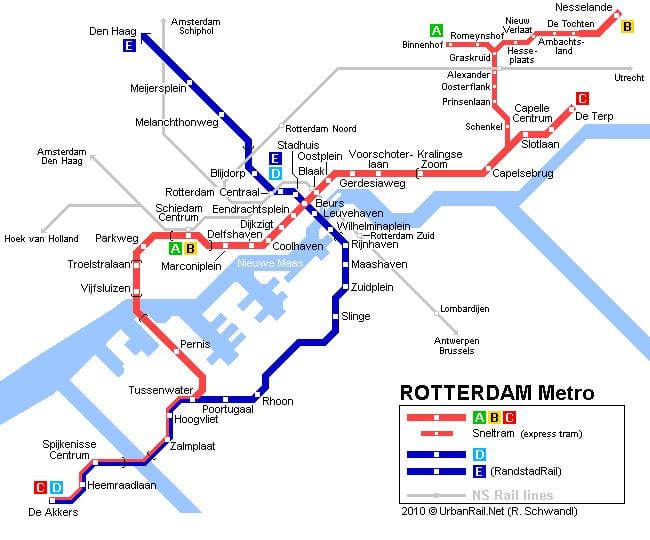 ret Rotterdam bèn kat jeyografik