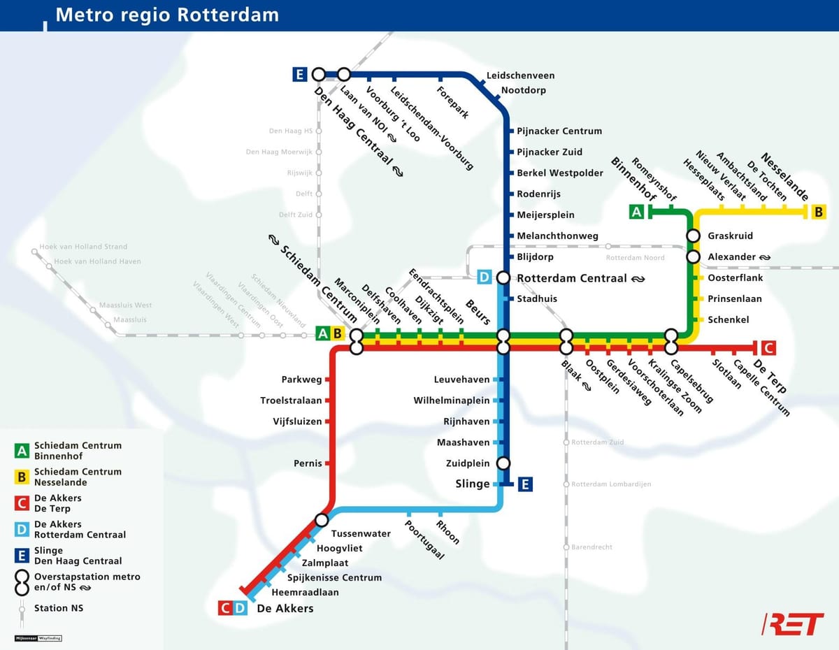 Rotterdam tren kat jeyografik