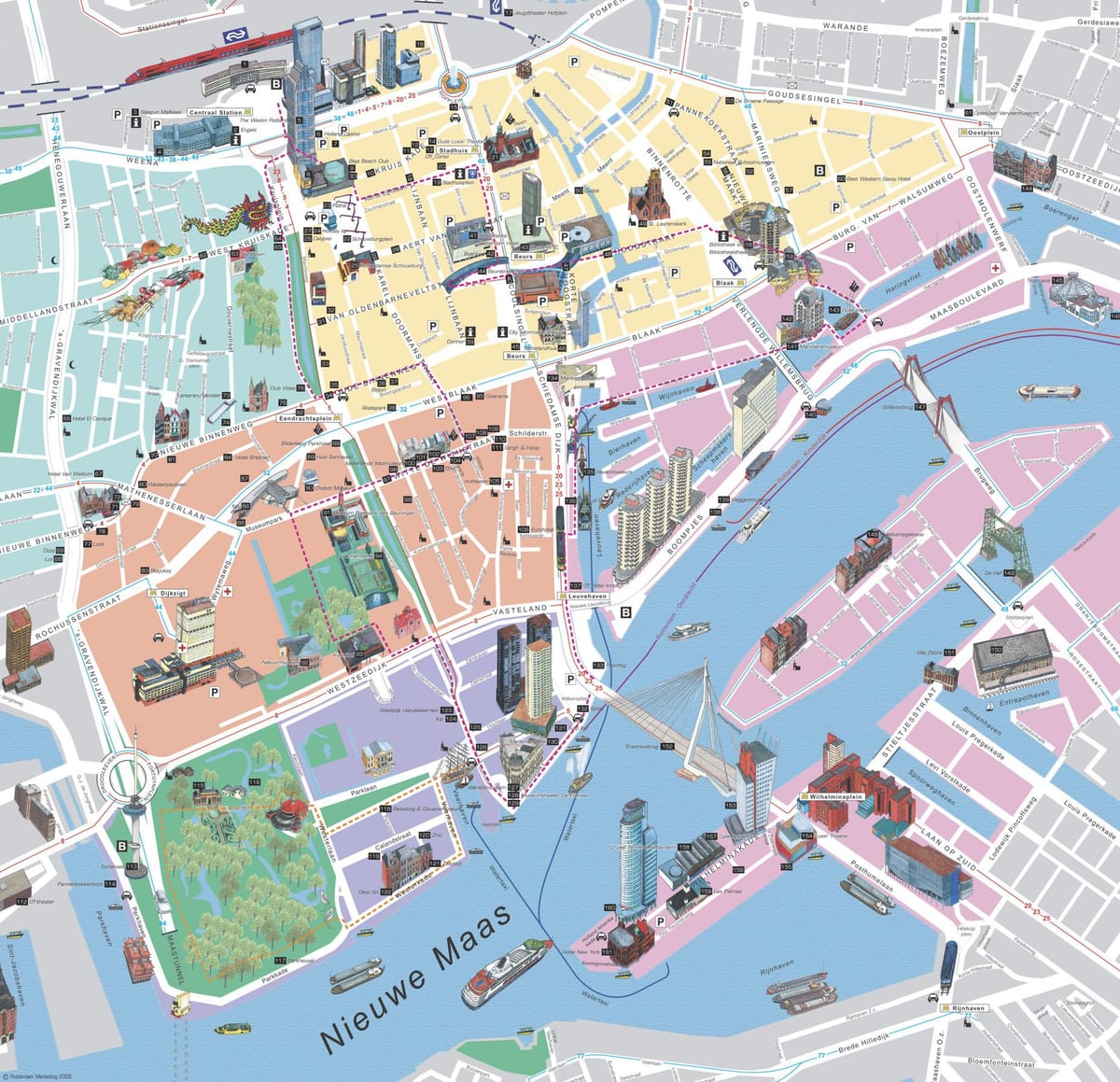 Kat jeyografik nan Rotterdam offline 