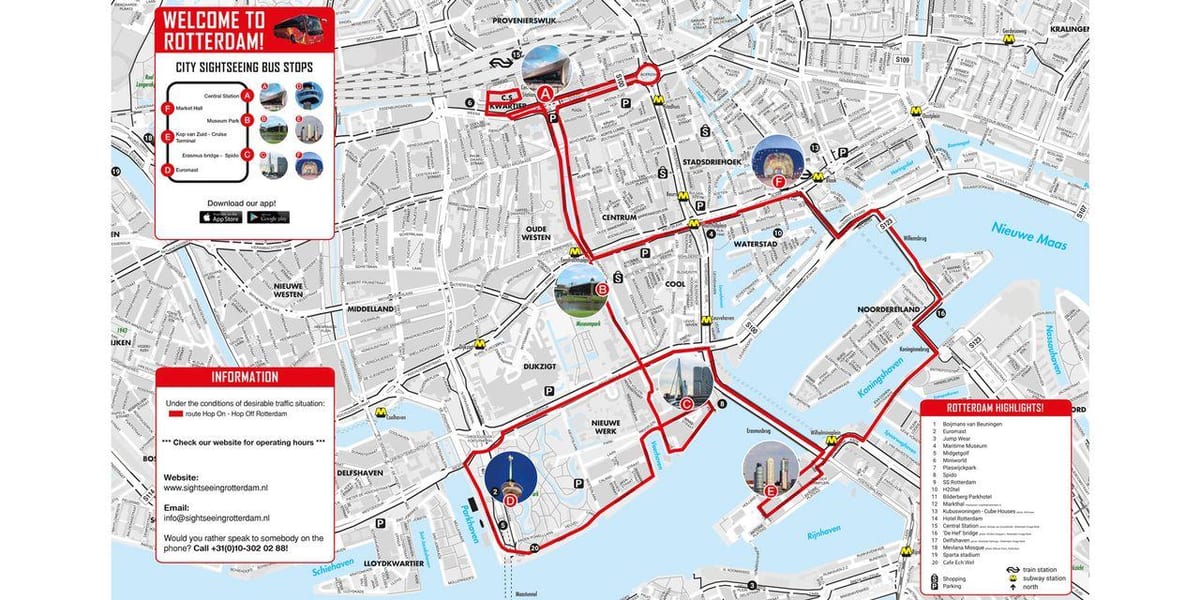 Kat jeyografik nan Rotterdam otobis 