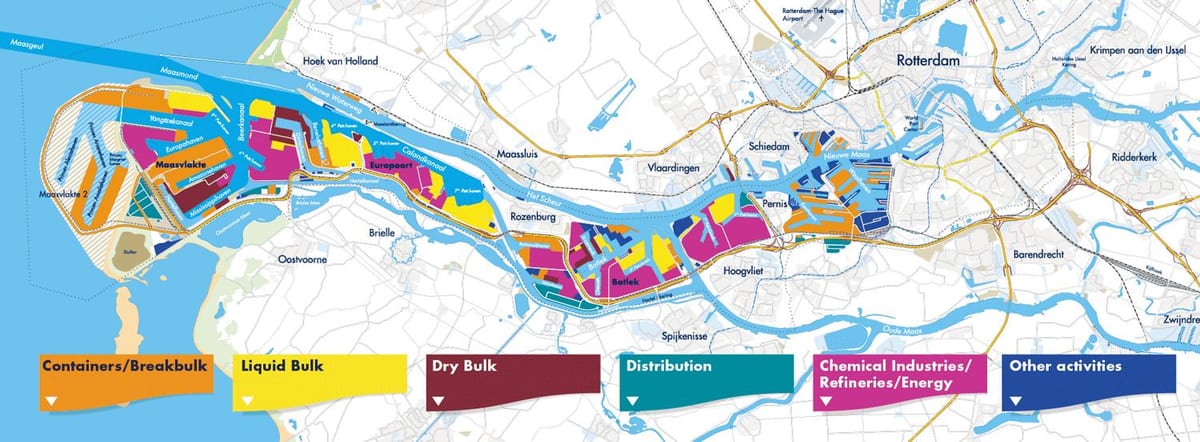 Kat jeyografik pò nan Rotterdam 
