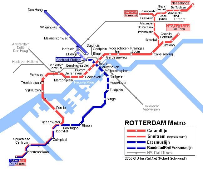 Rotterdam transpò piblik kat jeyografik