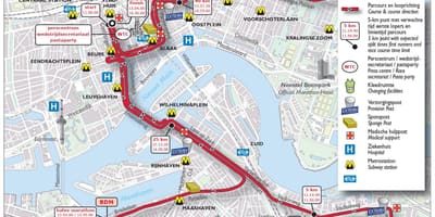 Kat jeyografik nan maraton Rotterdam 