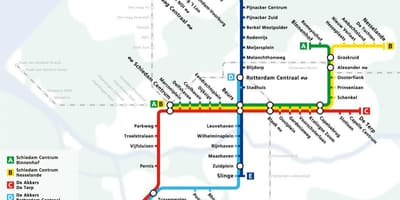 Ret kat jeyografik Rotterdam